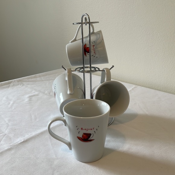 Bonjour coffee mugs. Straight from France!!! - Picture 4 of 5